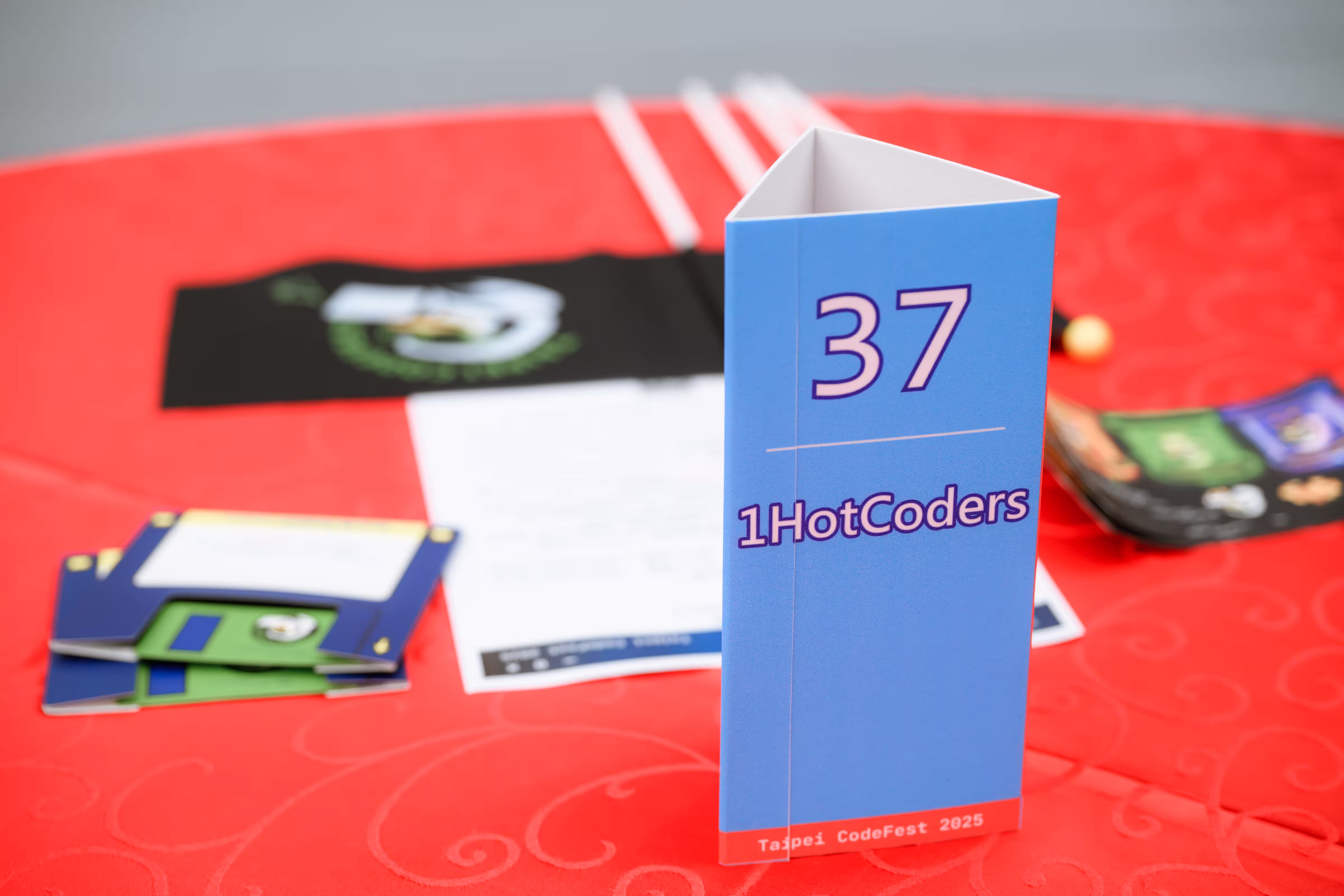 參賽當天的搖搖晃晃桌子